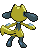 Riolu - Black 2 White 2 Black White Animated (Back View (Shiny))