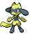 Riolu - Black 2 White 2 Black White Animated (Shiny)