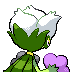 Roserade - Platinum (Back View (Shiny))