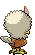 Rufflet - Black 2 White 2 Black White Animated (Back View (Shiny))