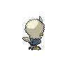 Rufflet - Black White (Back View)
