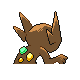 Sableye - Platinum (Back View (Shiny))