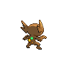 Sableye - Black White (Back View (Shiny))