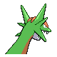 Salamence - Platinum (Back View (Shiny))