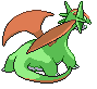 Salamence - Black 2 White 2 Black White Animated (Back View (Shiny))