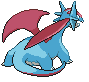 Salamence - Black 2 White 2 Black White Animated (Back View)