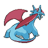 Salamence - Black White (Back View)