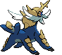 Samurott - Black White Animated (Back View)