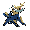Samurott - Black White (Back View)