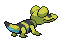 Sandile - Black 2 White 2 Black White Animated (Back View (Shiny))