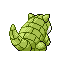 Sandshrew - Ruby Sapphire (Back View (Shiny))