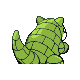 Sandshrew - HeartGold SoulSilver (Back View (Shiny))