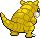 Sandshrew - Black 2 White 2 Black White Animated (Back View)