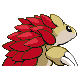 Sandslash - Platinum (Back View (Shiny))