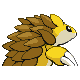 Sandslash - Platinum (Back View)