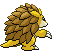 Sandslash - Black 2 White 2 Black White Animated (Back View)