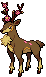 Sawsbuck - Black 2 White 2 Black White Animated (Normal)