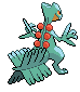 Sceptile - Black 2 White 2 Black White Animated (Back View (Shiny))