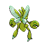Scizor - Black White (Back View (Shiny))