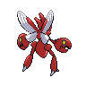 Scizor - Black White (Back View)