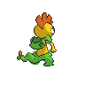 Scrafty - Black White (Back View (Shiny))