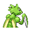 Scyther - Ruby Sapphire (Back View)