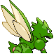 Scyther - Diamond Pearl (Back View (Shiny))