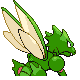 Scyther - Platinum (Back View (Shiny))
