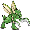 Scyther - Black 2 White 2 Black White Animated (Back View)