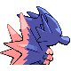 Seadra - HeartGold SoulSilver (Back View (Shiny))