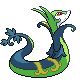 Serperior - Black White Animated (Back View (Shiny))