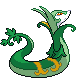Serperior - Black White Animated (Back View)