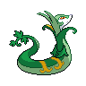 Serperior - Black White (Back View)