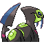 Seviper - Ruby Sapphire (Back View (Shiny))