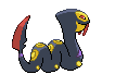 Seviper - Black 2 White 2 Black White Animated (Back View)