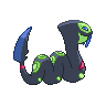 Seviper - Black White (Back View (Shiny))