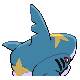 Sharpedo - HeartGold SoulSilver (Back View)