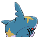 Sharpedo - Platinum (Back View)