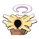 Shedinja - HeartGold SoulSilver (Back View (Shiny))