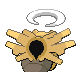 Shedinja - HeartGold SoulSilver (Back View)