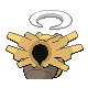 Shedinja - Platinum (Back View)