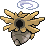 Shedinja - Black 2 White 2 Black White Animated (Back View)