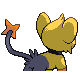 Shinx - HeartGold SoulSilver (Back View (Shiny))
