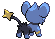 Shinx - Black 2 White 2 Black White Animated (Back View)