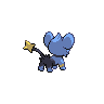 Shinx - Black White (Back View)