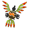 Sigilyph - Black White (Back View (Shiny))