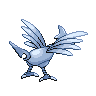 Skarmory - Black White (Back View)