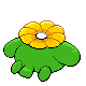 Skiploom - HeartGold SoulSilver (Back View)