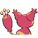 Skitty - Diamond Pearl (Back View)