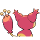 Skitty - HeartGold SoulSilver (Back View)